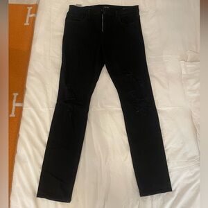 Joe’s Jeans Asher Slim Fit Size 32- Black, Distressed